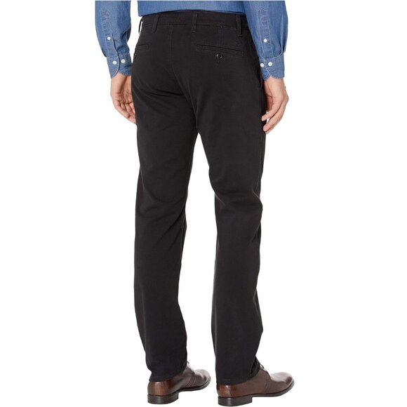 Mens Dockers BLACK Straight Fit Ultimate Chino Pants with Smart 360 Flex NWT - Picture 2 of 4